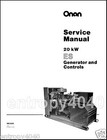 Onan Es Generator Controls   Service Manual   Illustrated Parts Manuals Set Cd