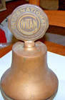 Vintage Civitan International Bell Gong From Lincolnton Nc  Brass  Open Meetings