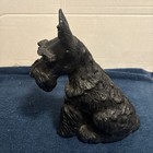 Resin Scotty Dog Figurine Vintage Black 10   