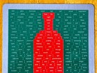 Nib Vtg 1996 Absolut Vodka Christmas Ad Promo Word Art Magnets 90s 8 x10 
