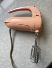 Vintage Sunbeam Pink Mixmaster Junior Steel Metal Hand Mixer 1950   s Works