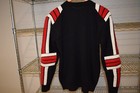 Fila Vtg 80s Black Acrylic Skiing Sweater Italy Check Measurements Medium   Lg  