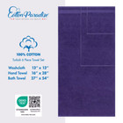 Premium Quality 100  Cotton 6-piece Bath Towel Set  Purple