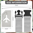 8 Pcs Luggage Straps Suitcase Tags Set For Tsa Approved