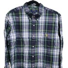 Polo Ralph Lauren Plaid Shirt Button Down Classic Fit Long Sleeve Xxl Green Nwt 