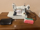Vintage 221k Singer Featherweight Sewing Machine White 1968