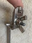 Vintage 60s Ludwig Cowbell Holder Mount Clamp Clips On Bass Drum Hoops