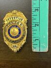 State Of Virginia Obsolete 3  Police Detective Badge  Chesapeake Va  10k Gf 