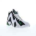 Reebok Hurrikaze Ii Mens White Leather Basketball Inspired Sneakers Shoes