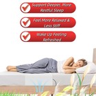 Grounding Flat Sheets Organic Cotton Contain 10  Silver Fiber For Improved Sleep