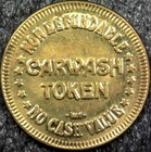 Car Wash Token - Non-refundable No Cash Value Carwash Token 25mm  c1088 