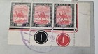 Sudan 1948 Airmail Cover To Uk Postal Agency  Abu Usher  sam Khtm Cds  Plate Num