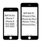 Thin Slim Transparent Inc Sports Case For Iphone 7 8 se2 se3 Black