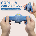 Monkey Squishy Toys For Kids And Adults  Animal Sensory Toys - Stretch  Squeeze 
