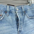Levi s 501 Shorts Womens 25 Blue Denim Cutoff Button Fly High Rise Raw Hem Nwt