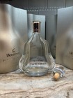 Hennessy Paradis Cognac Empty Bottle Decanter  Clear Stopper And Book Like Box