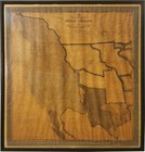 Rare 1846 Texas  Oregon   California Mitchell Map  1959 Tillimook Museum Reprint