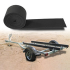 Black Ribbed Bunk Carpet   Marine Boat Trailer Runners   Outdoor - 12  X 100 
