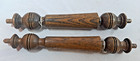 Set Of 2 Vintage Mid Century Tapered Wood Table Legs - 14 Inches Tall