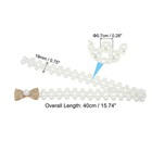2pcs Curtain Tiebacks Ropes Bow-knot Style Drape Tie Backs Gold