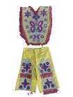 Haitian Vodou Ceremonial Sequined   Beaded Rada Parade Drummer Pants   Vest