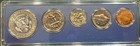 1966 Us Special Mint Set Sms 5 Coins With 40  Silver Kennedy Half Dollar In Case