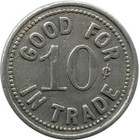 Montague California Ca Carl Fletcher Saloon Later Store Good For 10   Trade Token