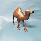 Vintage 5  Tall Bronze Metal Camel Statue Figurine 