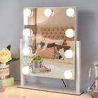 Modern Lighted Makeup Mirror With 3 Color Modes   Smart Memory - 12   X 14 4  