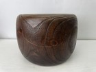 Y10110 Hibachi Paulownia Hollowed-out Brazier Autumn Leaves Makie Japan Antique