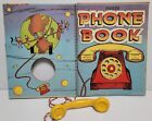 Vintage 1944 Playette Phone Book Play Book
