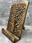 Wooden Engraved Tablet Book Stand By Tree Of Life