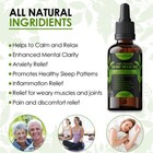 100  Natural Hemp Seed Oil To Reduce Knee Back Pain  Shoulders better Sleep-30ml