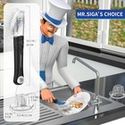 Mr siga Soap Dispensing Dish Brush Set With Holder For Kitchen