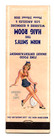 Norm Smith s Haig Room Matchbook Matchcover - Los Angeles  California - Girlie