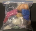 Huge Lot Of Multi Colored Roving Felting Wool  Every Color You Can Imagine