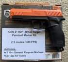 New  gen2  Hdp50 Target Paintball Marker Kit  13 Joules   485 Fps 