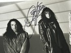 Kiss Signed Photo Gene Simmons Autograph Eric Singer Promo 1995 Vintage Kiss