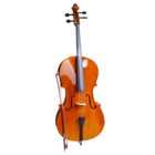 Us 4 4 Brown Cello Wood Rosin Bridge Natural Horse Tail Bow  rosin Gig Bag Kit
