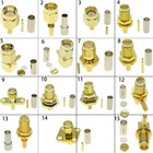 Sma Male Female Crimp For Rg174 Rg316 Lmr100 Coaxial Cable Lot Rf Coax Connector