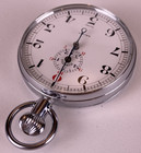 Antique 57mm Gallet Jules Racine Split Second Mechanical Stop Watch Runs Swiss