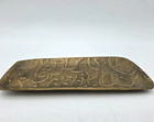 Brass Arabic Calligraphy Trinket Tray Beirut Lebanon Medical Conference Vtg