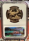 1990-w Gold American Eagle  50 Ngc Pf70 Ultra Cameo Brown Label