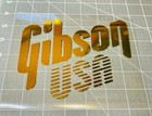 Gibson Usa Die Cut Vinyl Decal Les Paul Sg Rock   Roll Musical Instrument Guitar