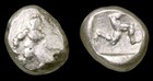 Hoplite Nude Greek Warrior triskeles  Aspendos  450 Bc  Rare Greek Stater Coin