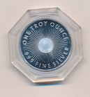 Sunshine Minting 1 One Troy Ounce 999 Silver Round Medallion With Case