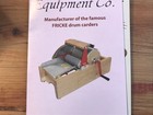 Otto Strauch Model 405 Very Fine Drum Carder Chain Driven Complete Nib