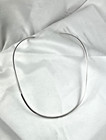  925 Sterling Silver Choker Collar Necklace Oval Fashion Jewelry