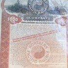  Rare1896 Northern Pacific Railway  1000 Gold Bond Certificate W   All Coupons