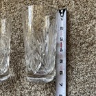 Vintage Set Of 4 Highball Water Crystal Glass  Glasses - Very Nice